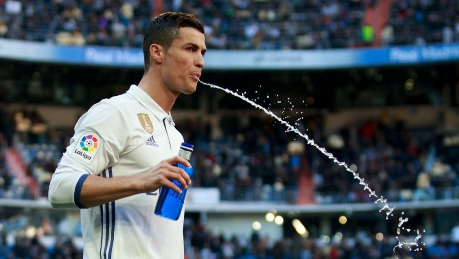 Cristiano Ronaldo, en ese entonces en el Real Madrid.