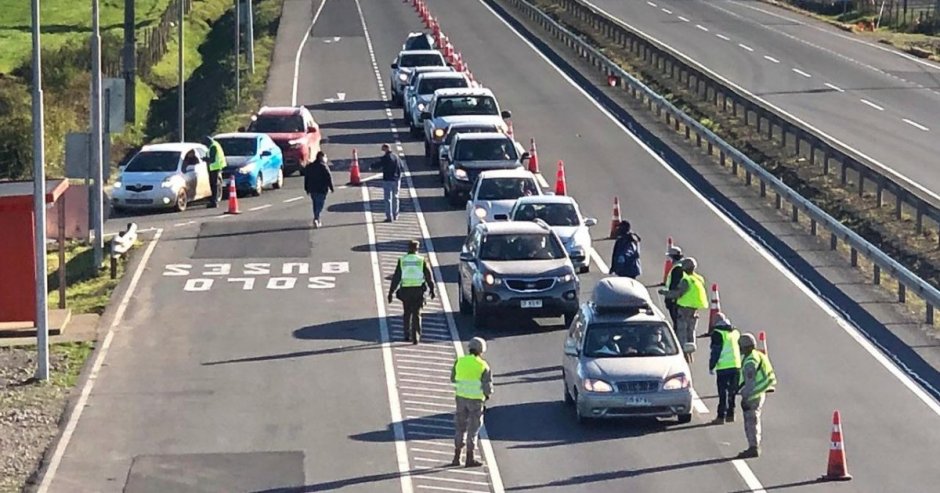 Organismos de seguridad han desplegado controles sanitarios en la región a propósito de las Fiestas Patrias. (Foto: Contexto/Intendencia Ñuble)